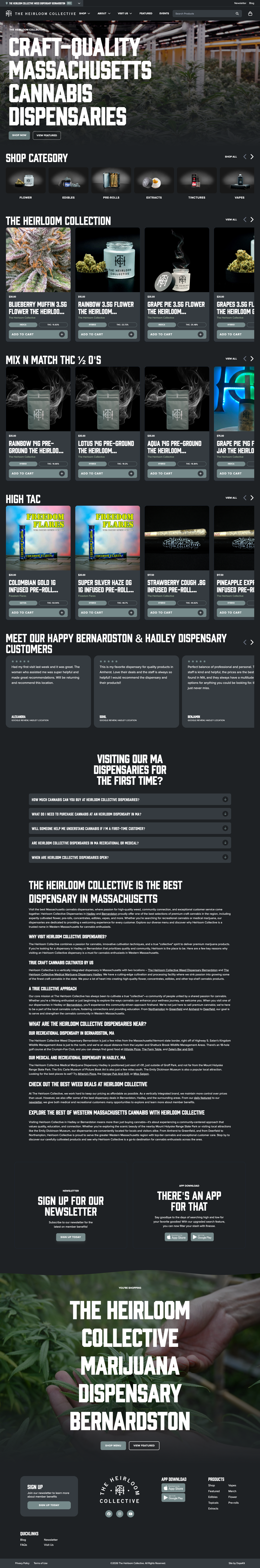 The Heirloom Collective – Built with DopeSites